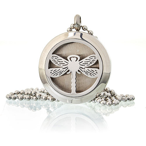 Aromatherapy Diffuser Necklace Aromatherapy Diffuser Necklace Soul Inspired Dragonfly 25mm