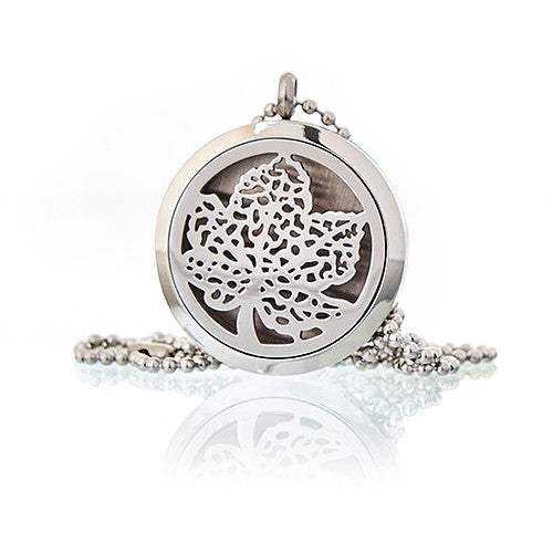 Aromatherapy Diffuser Necklace Aromatherapy Diffuser Necklace Soul Inspired Leaf 30mm
