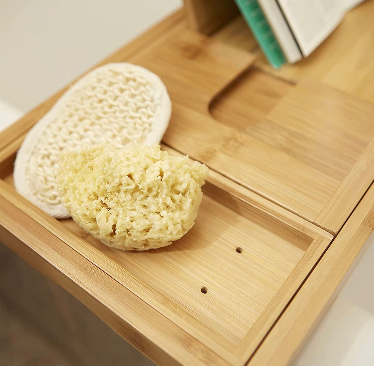 Bamboo Bath Tray Bath Tray Soul Inspired