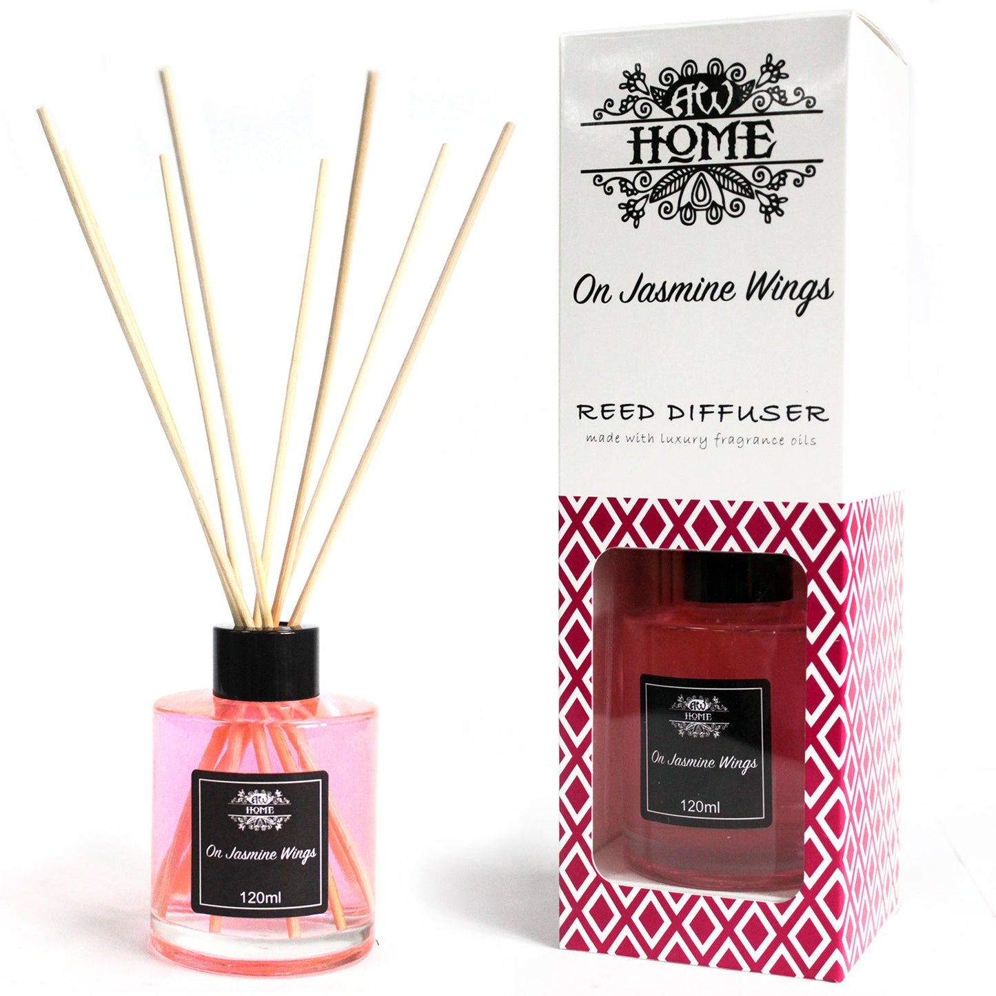 Home Fragrance Reed Diffuser - Various Fragrances - 120ml Home Fragrance Reed Diffusers - 120ml Soul Inspired On Jasmine Wings