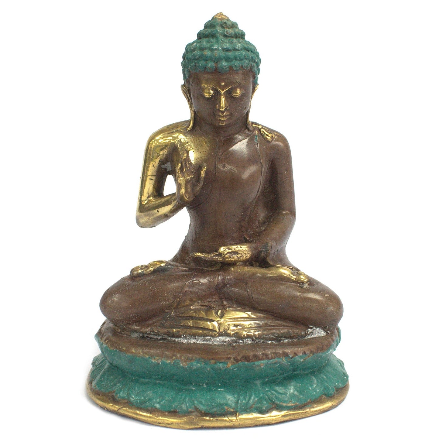 Large Sitting Buddha Brass Fengshui Soul Inspired