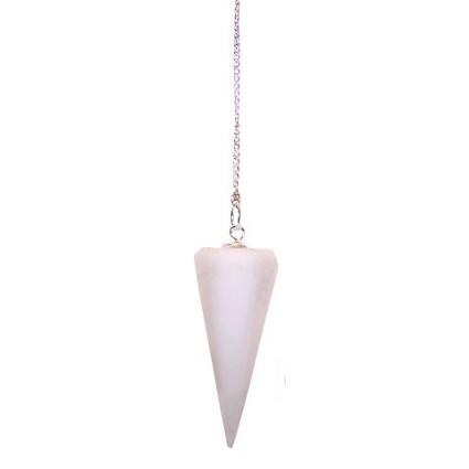 Magic Crystal Pendulum & Chain Pendulum Soul Inspired Snow Quartz