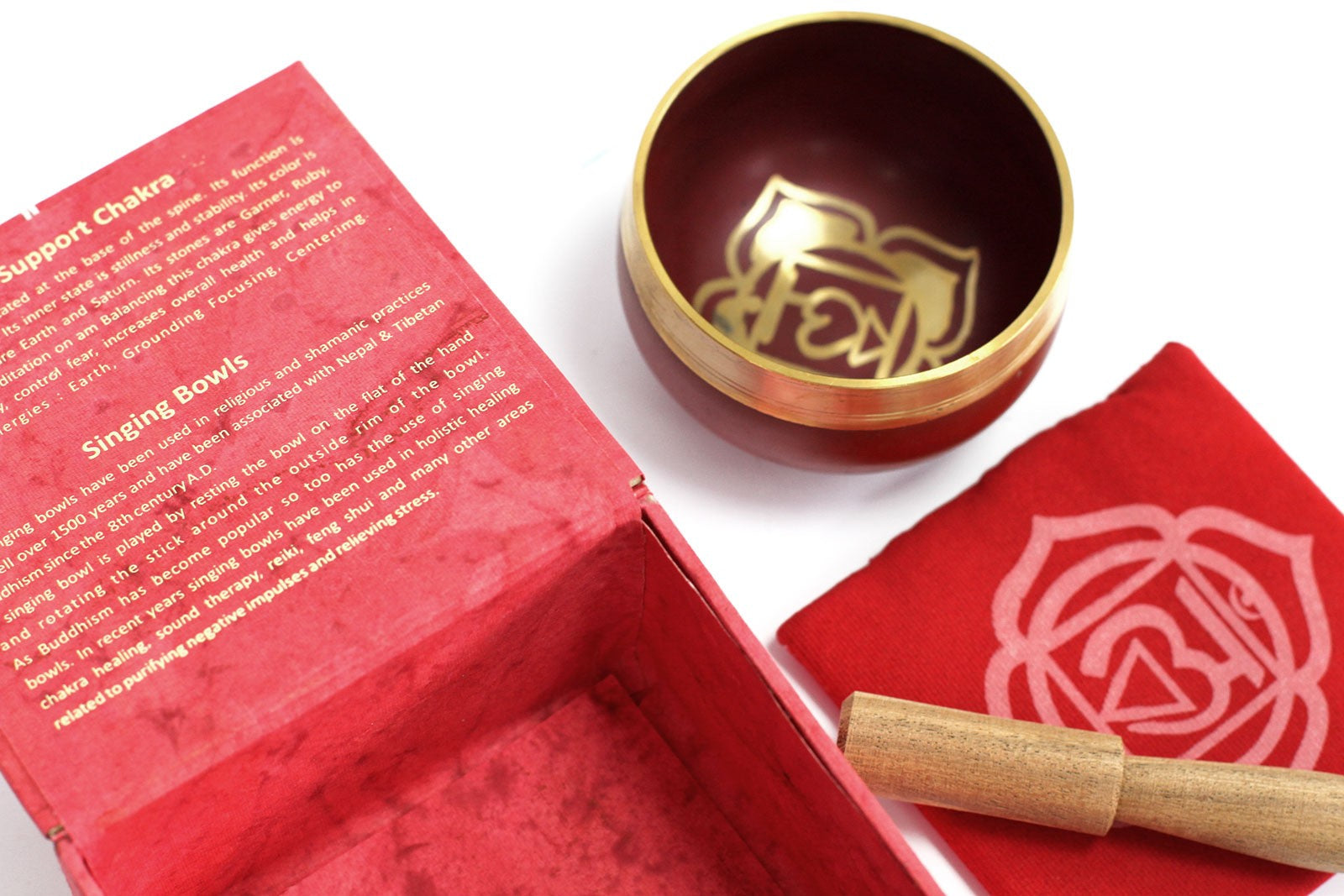 Root Chakra Singing Bowl Set singing bowl Soul Inspired