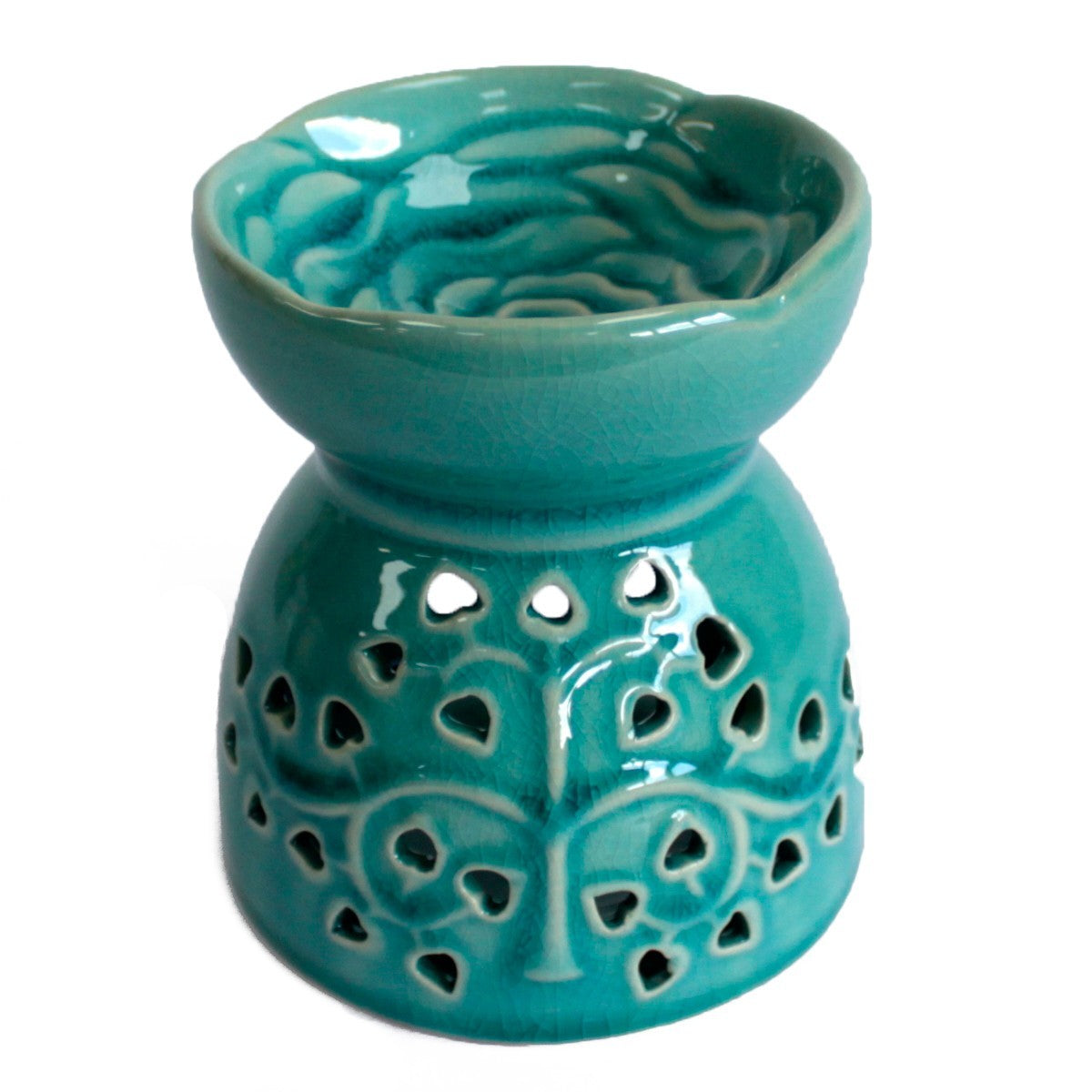 Tree of Life Oil Burner Oil Burner Soul Inspired Blue