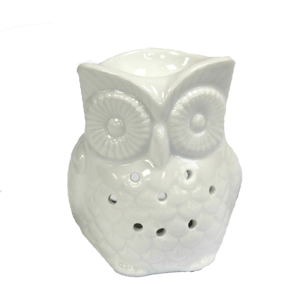 White Owl Oil Burners Oil Burner Soul Inspired Tall Owl
