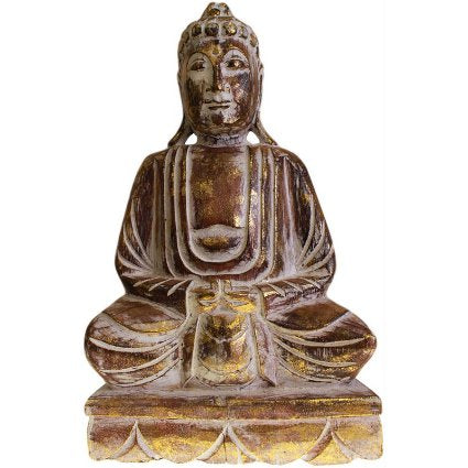 Albesia Buddha Statue Buddha Statue Soul Inspired 40cm Gold 