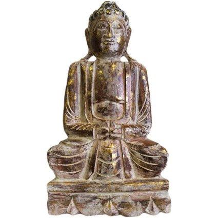 Albesia Buddha Statue Buddha Statue Soul Inspired 50cm Gold 