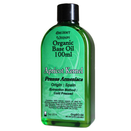 Aromatherapy Base Oils (100ml) Aromatherapy Base Oils Soul Inspired Apricot Kernel (Organic) 