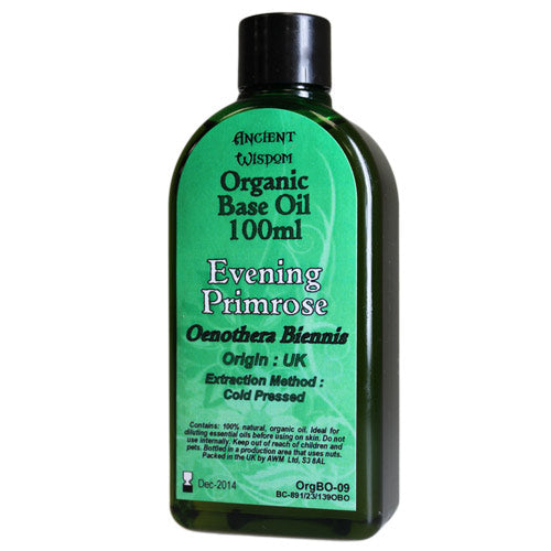 Aromatherapy Base Oils (100ml) Aromatherapy Base Oils Soul Inspired Evening Primrose (Organic) 