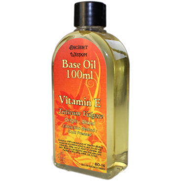 Aromatherapy Base Oils (100ml) Aromatherapy Base Oils Soul Inspired Natural Vitamin E 