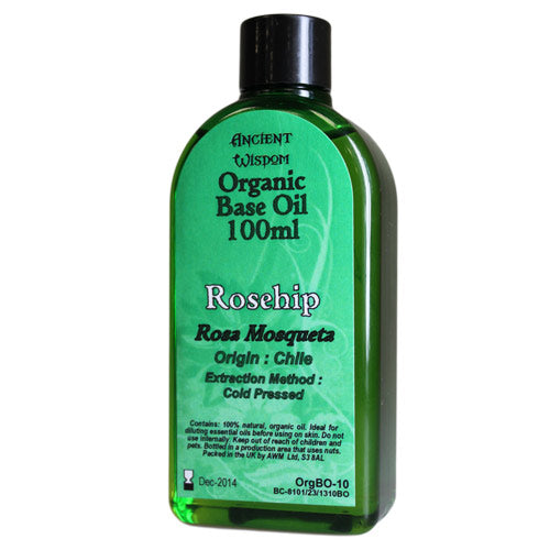Aromatherapy Base Oils (100ml) Aromatherapy Base Oils Soul Inspired Rosehip (Organic) 
