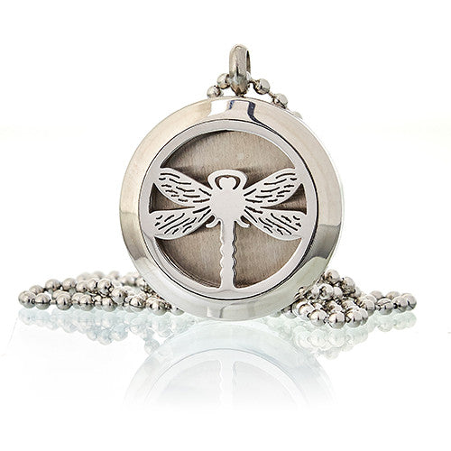 Aromatherapy Diffuser Necklace Aromatherapy Diffuser Necklace Soul Inspired Dragonfly 25mm 