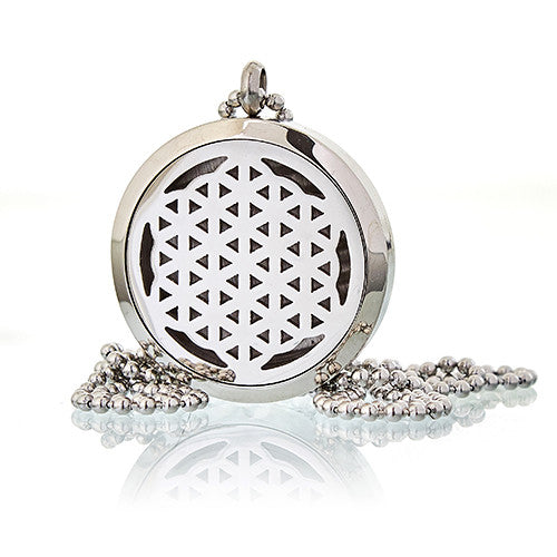 Aromatherapy Diffuser Necklace Aromatherapy Diffuser Necklace Soul Inspired Flower of Life 30mm 