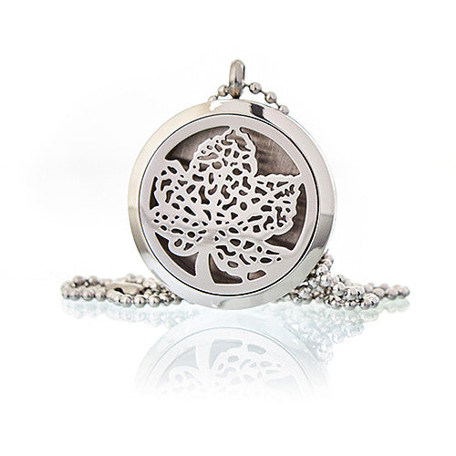 Aromatherapy Diffuser Necklace Aromatherapy Diffuser Necklace Soul Inspired Leaf 30mm 