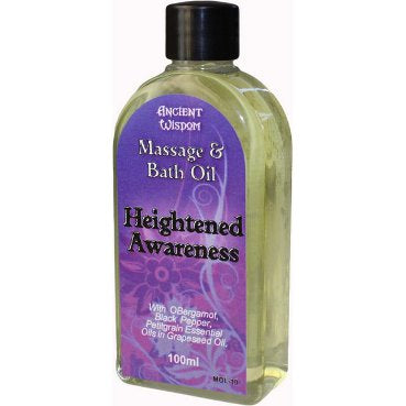 Aromatherapy Massage Oils (100ml) Massage Oils Soul Inspired Heighten Awareness 