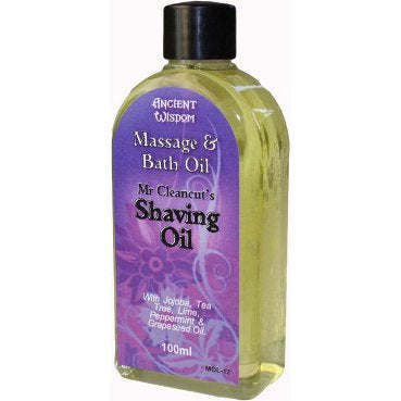 Aromatherapy Massage Oils (100ml) Massage Oils Soul Inspired Mr Cleancut Shaving Oil 