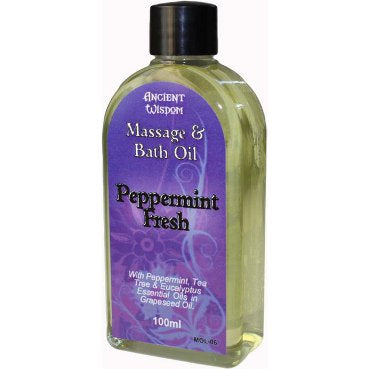 Aromatherapy Massage Oils (100ml) Massage Oils Soul Inspired Peppermint Fresh 