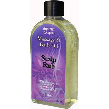 Aromatherapy Massage Oils (100ml) Massage Oils Soul Inspired Scalp Rub 
