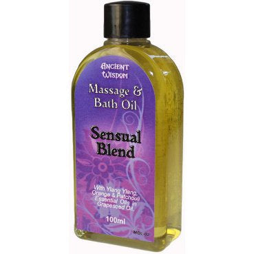 Aromatherapy Massage Oils (100ml) Massage Oils Soul Inspired Sensual 