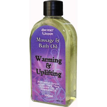 Aromatherapy Massage Oils (100ml) Massage Oils Soul Inspired Warm & Uplifting 