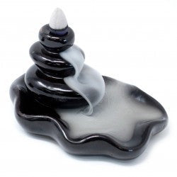 Backflow Incense Burners Incense Burners Soul Inspired Large Pebbles into Pool 