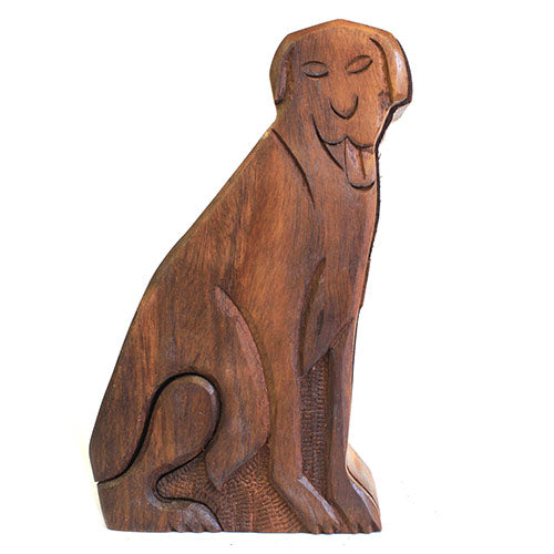 Bali Magic Puzzle Boxes - Various Designs Bali Magic Puzzle Boxes Soul Inspired Dog 