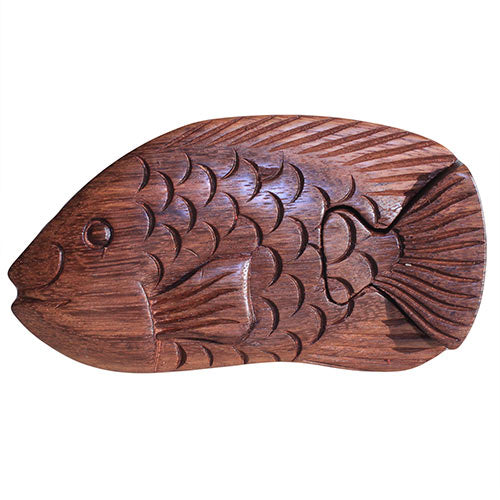 Bali Magic Puzzle Boxes - Various Designs Bali Magic Puzzle Boxes Soul Inspired Fish Carp 
