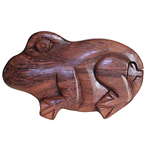 Bali Magic Puzzle Boxes - Various Designs Bali Magic Puzzle Boxes Soul Inspired Frog 
