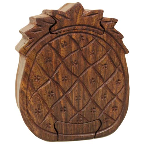 Bali Magic Puzzle Boxes - Various Designs Bali Magic Puzzle Boxes Soul Inspired Pineapple 