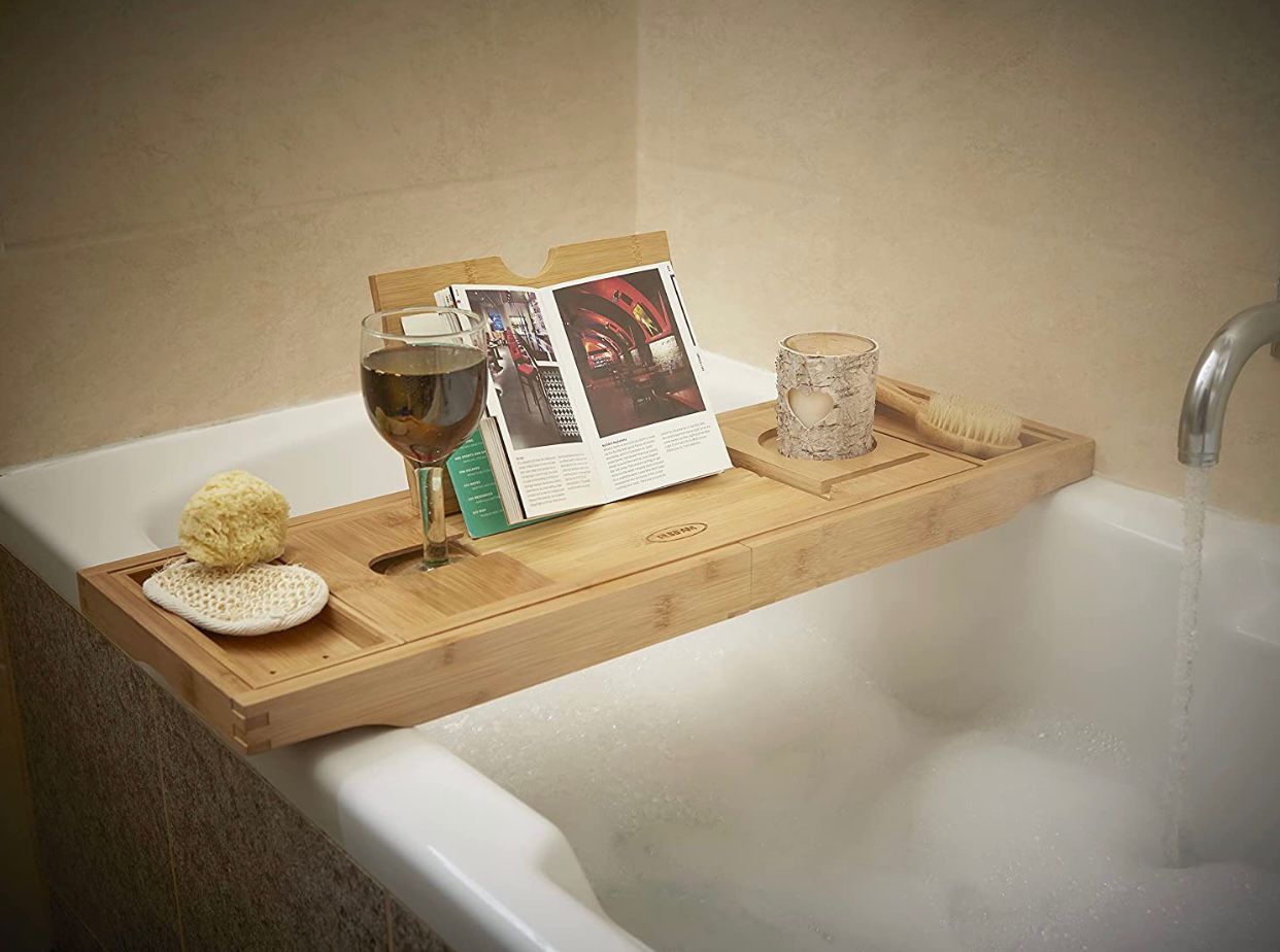Bamboo Bath Tray Bath Tray Soul Inspired 