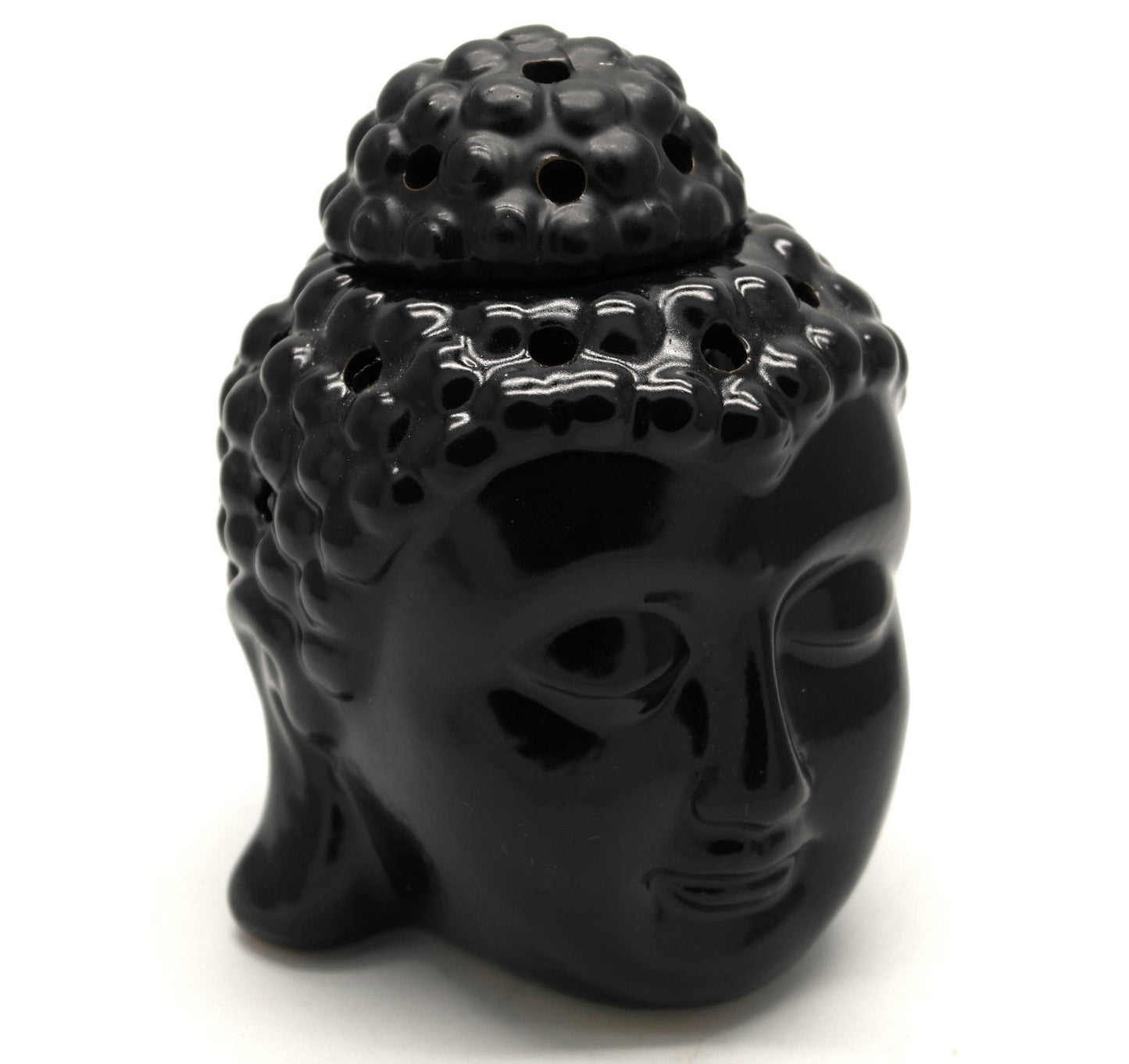 Buddha Head Oil Burner Oil Burners Soul Inspired Black 