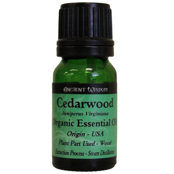 Cedarwood 100% Pure Organic Essential Oil Essential Oil Soul Inspired Organic (10ml) 