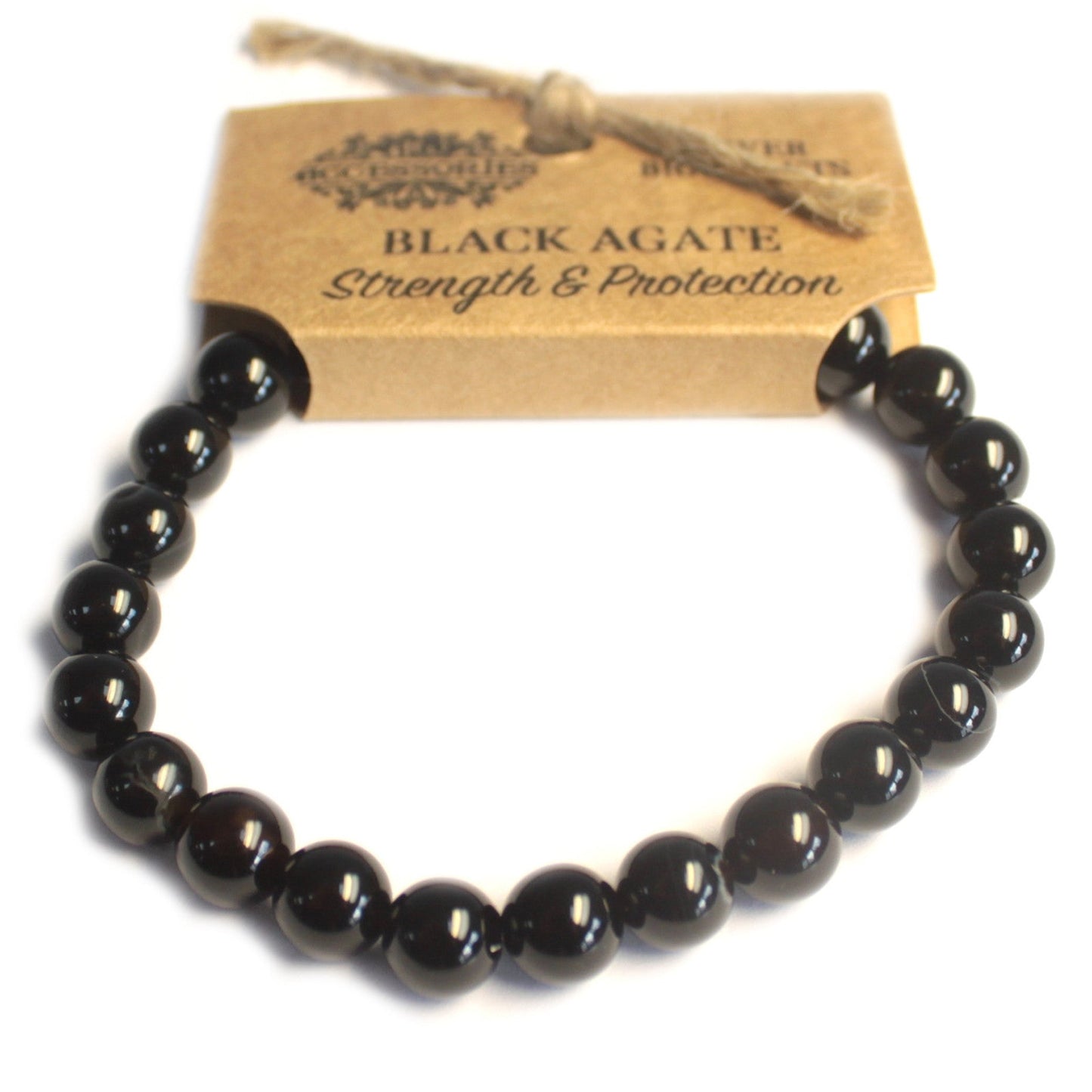 Crystal Healing Power Bracelets Power Bracelet Soul Inspired Black Agate 