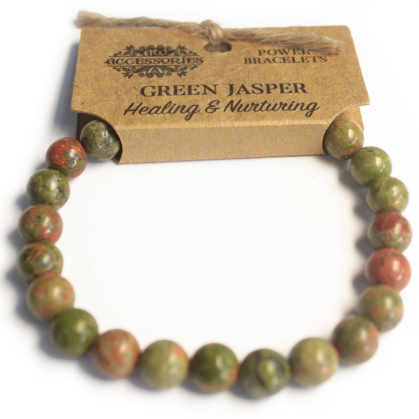 Crystal Healing Power Bracelets Power Bracelet Soul Inspired Green Jasper 