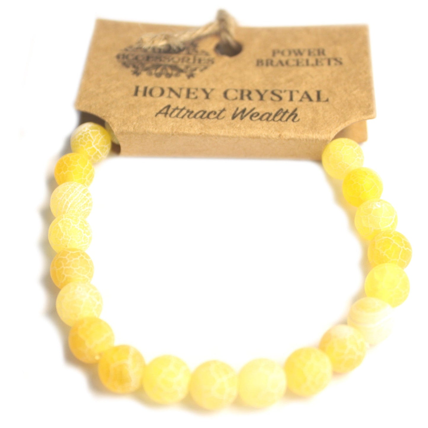 Crystal Healing Power Bracelets Power Bracelet Soul Inspired Honey Crystal 