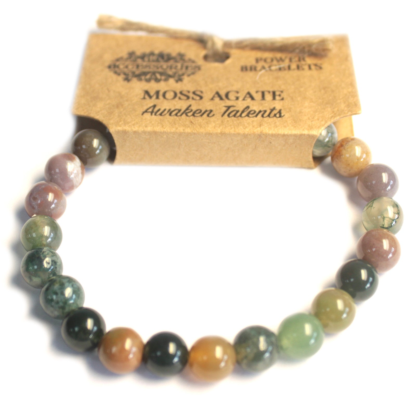 Crystal Healing Power Bracelets Power Bracelet Soul Inspired Moss Gate 
