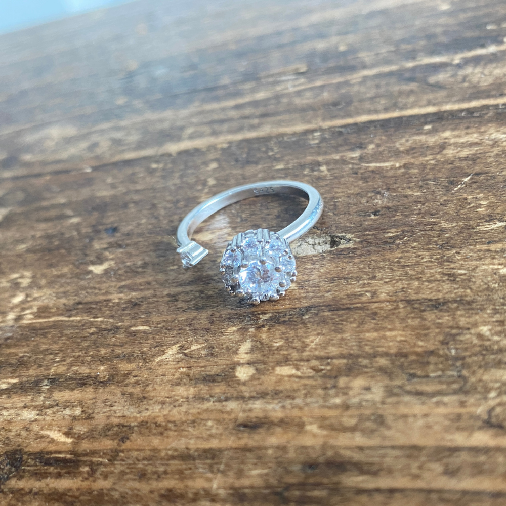 Empress Diamond Spinner Ring Soul Inspired 