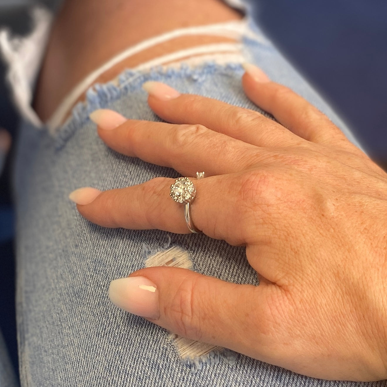 Empress Diamond Spinner Ring Soul Inspired 