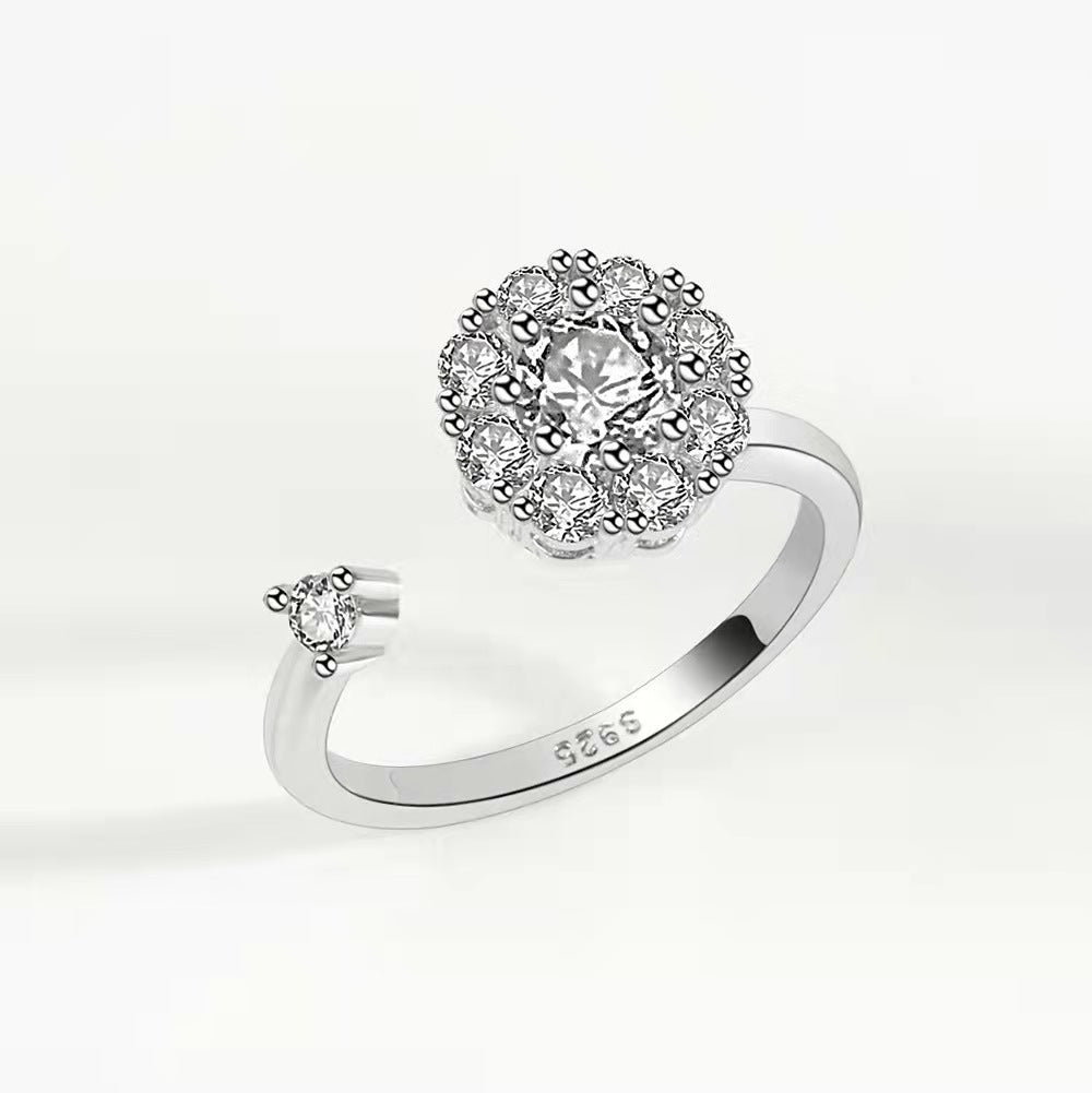 Empress Diamond Spinner Ring Soul Inspired 