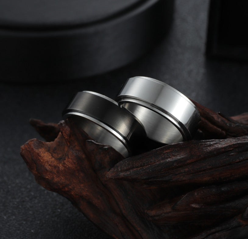 Fidget Spinner Ring for Anxiety - Block Colour Spinner Ring Soul Inspired 