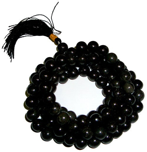 Gemstone Mala Beads Mala Beads Soul Inspired Black Agate 