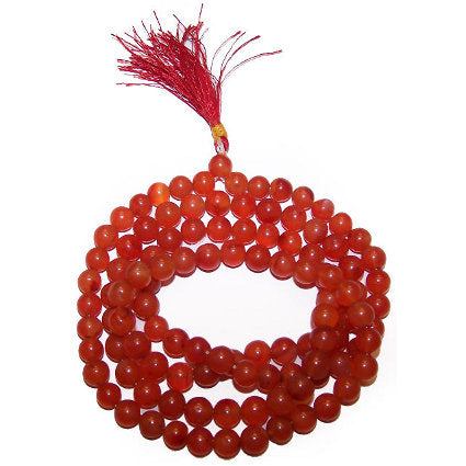 Gemstone Mala Beads Mala Beads Soul Inspired Carnelian 