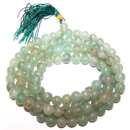 Gemstone Mala Beads Mala Beads Soul Inspired Green Aventurine 