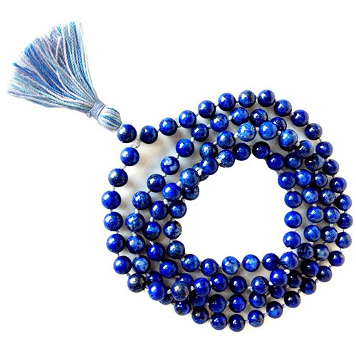 Gemstone Mala Beads Mala Beads Soul Inspired Lapis 