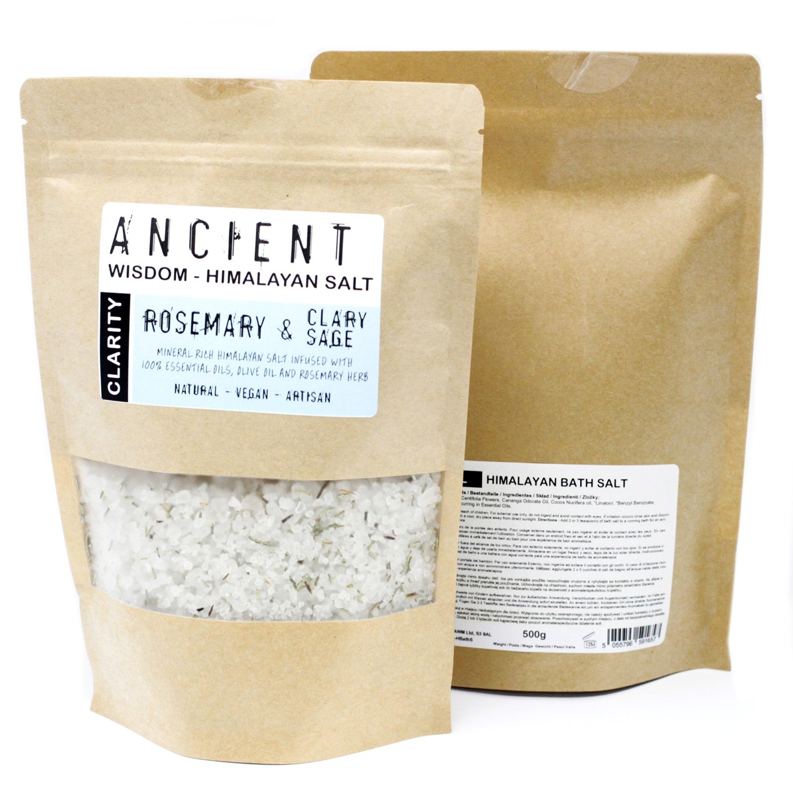 Himalayan Bath Salt Blends 500g Himalayan Bath Salt Blends Soul Inspired Clarity 
