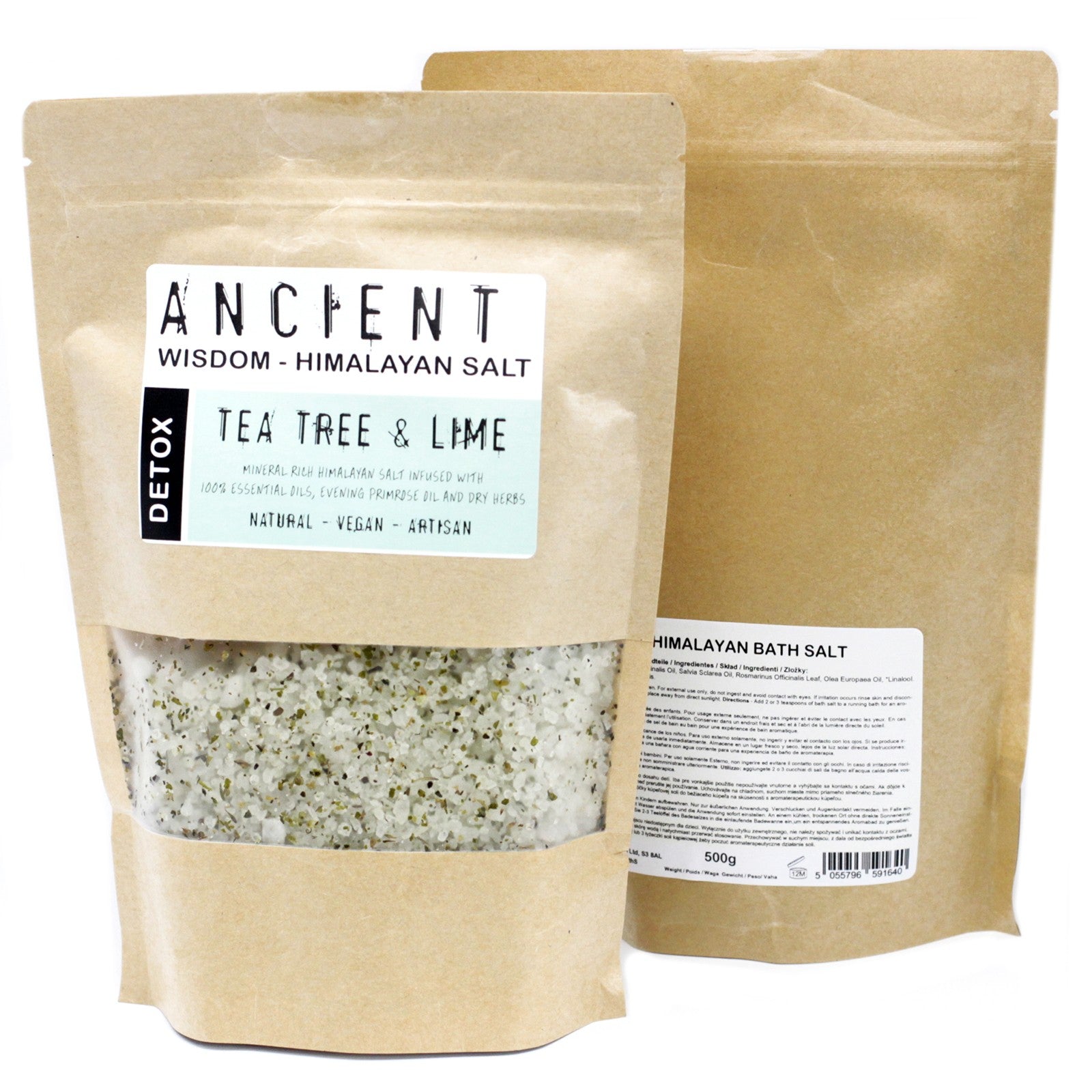 Himalayan Bath Salt Blends 500g Himalayan Bath Salt Blends Soul Inspired Detox 