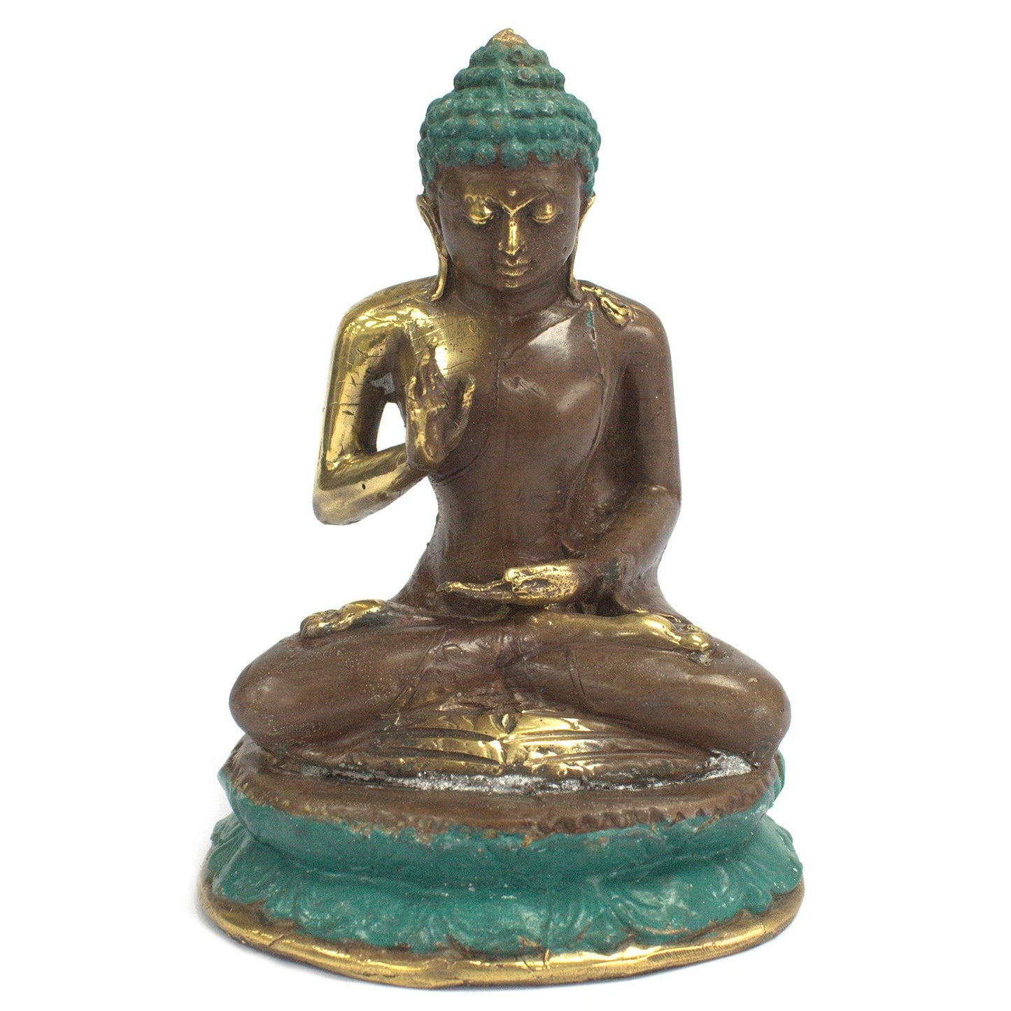 Large Sitting Buddha Brass Fengshui Soul Inspired 