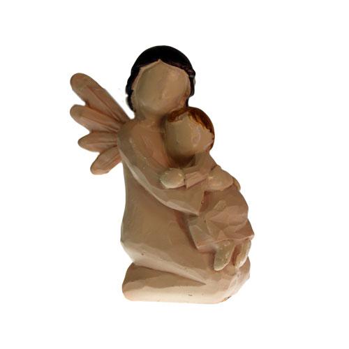 Natures Angel Collection Natures Angel Ornament Soul Inspired Kneeling & Child 