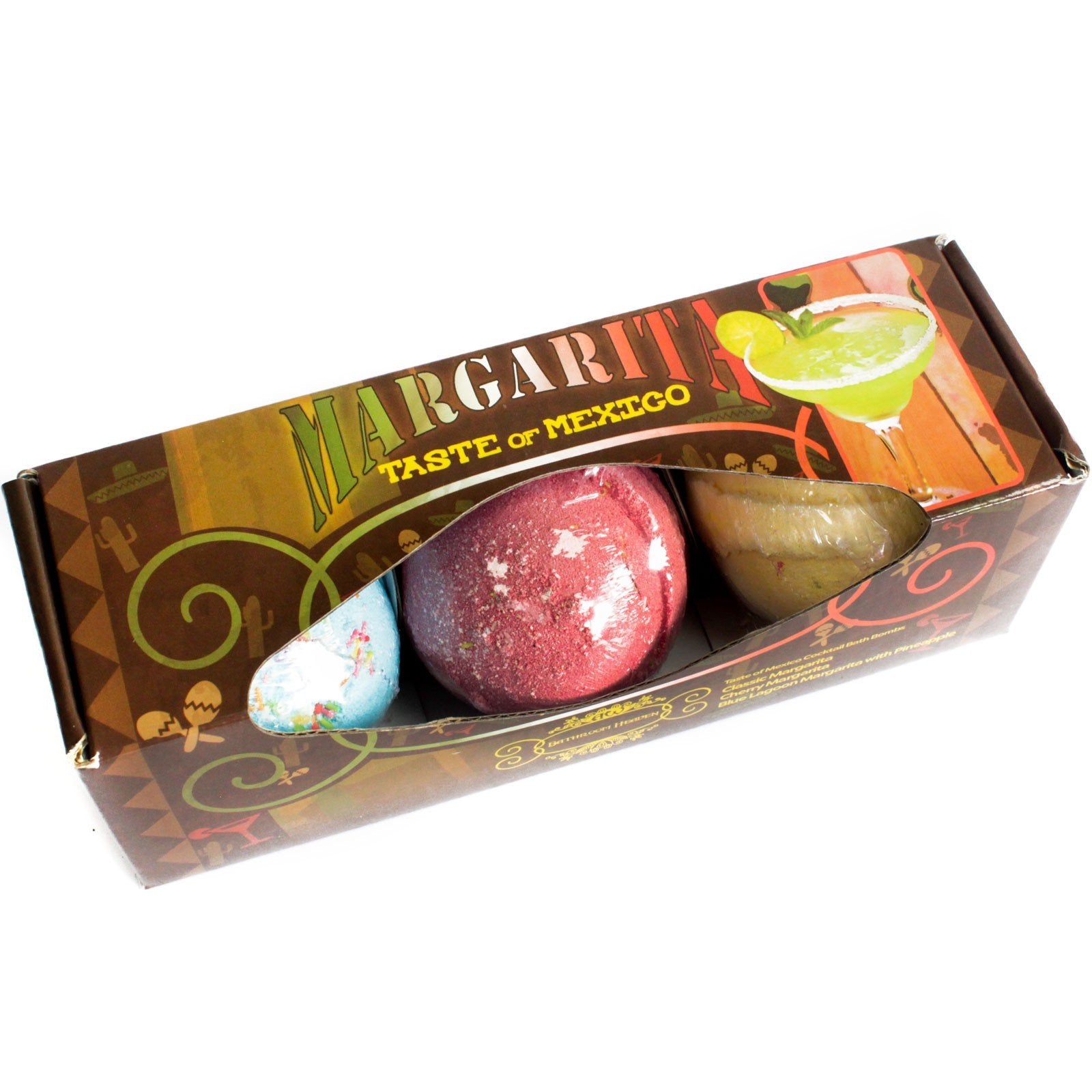 Set of 3 Cocktail Bath Bombs Bath Bomb Soul Inspired Margarita 