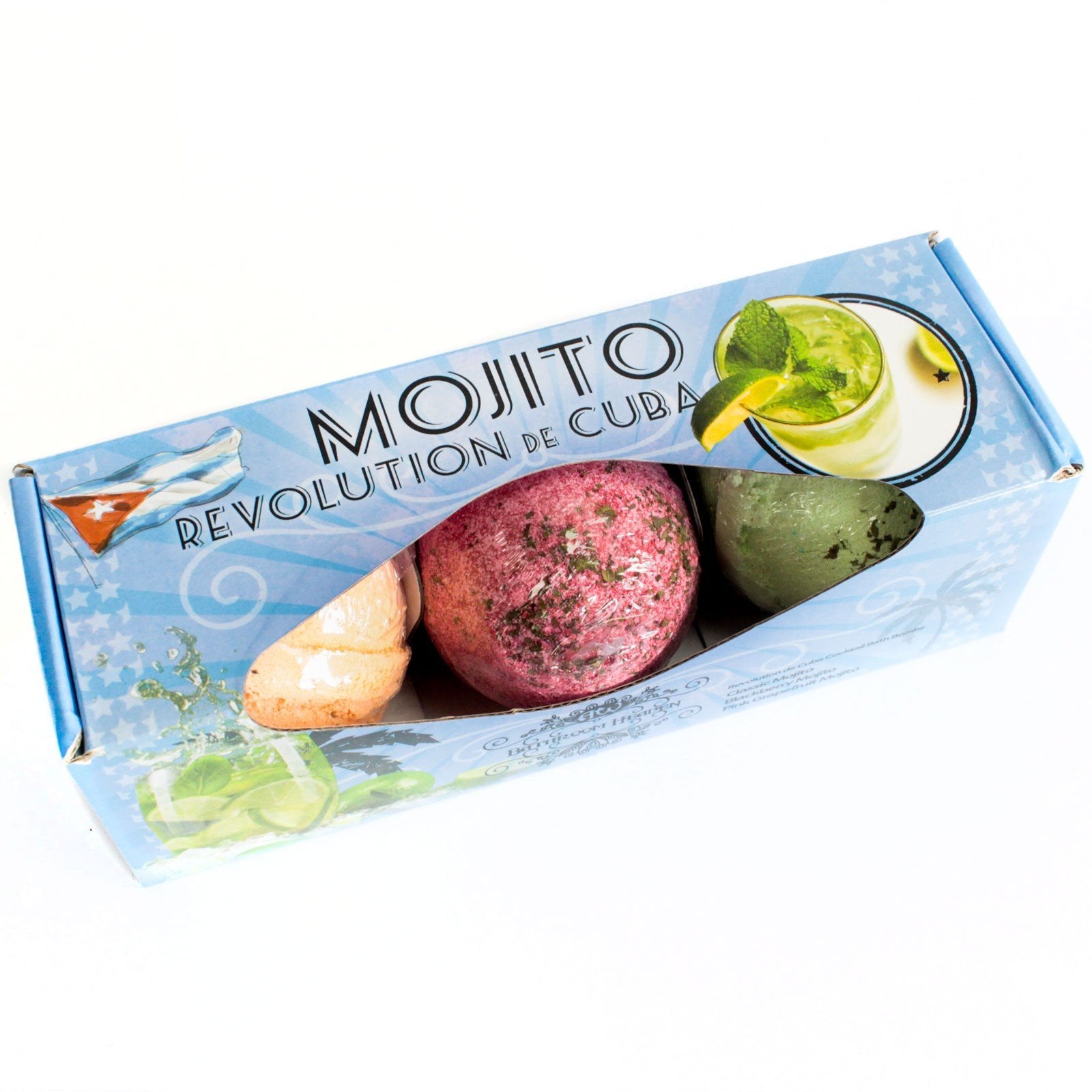 Set of 3 Cocktail Bath Bombs Bath Bomb Soul Inspired Mojito 